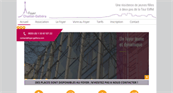 Desktop Screenshot of foyer-galliera.com